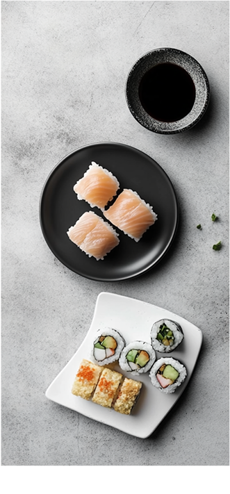 Speisekarten Design für Sushi Restaurants